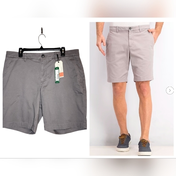 NWT Hawker Rye Stitch Fix essential wash chino short grey granite. Men's 36. - Picture 1 of 16